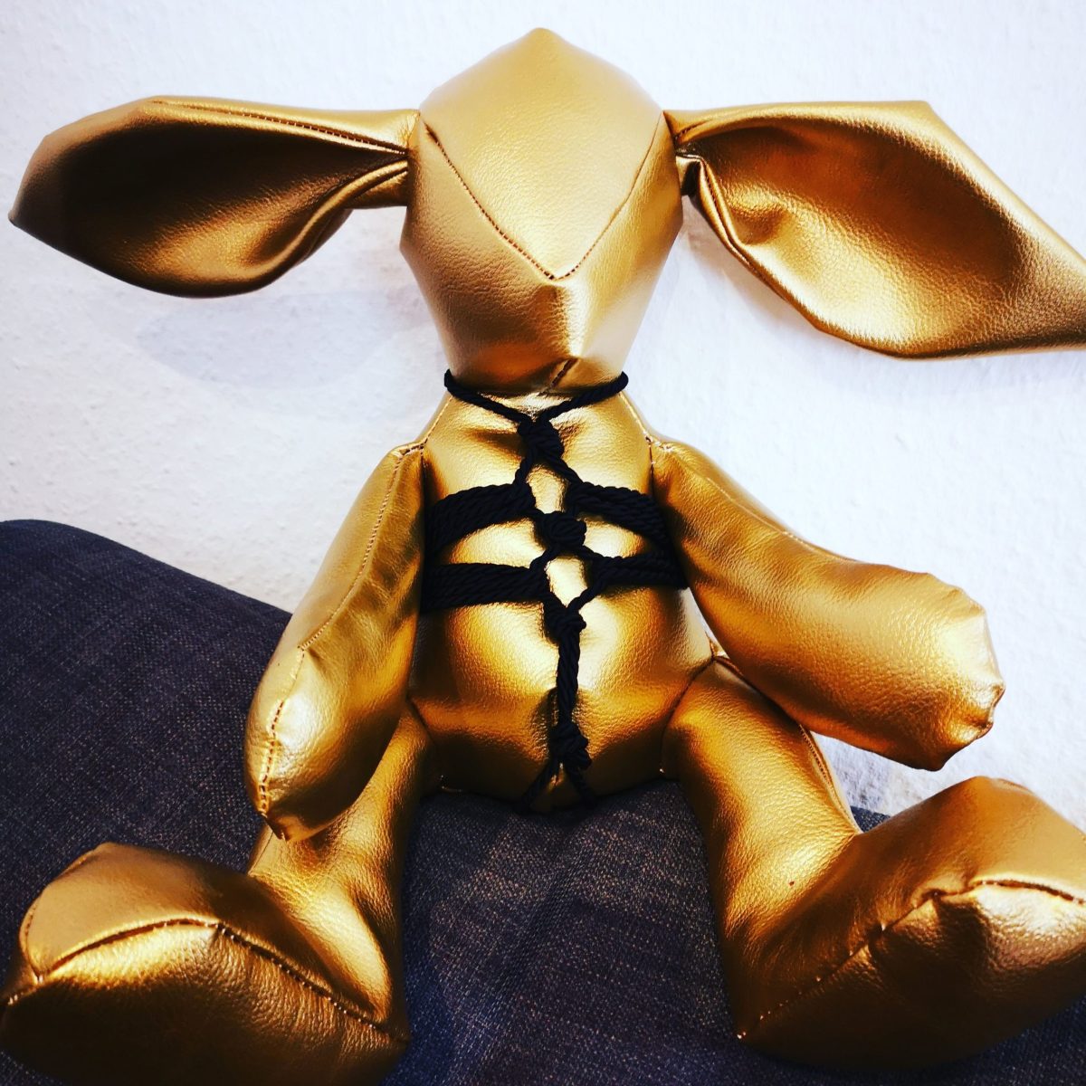 very special gold Rope Bunny