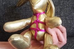 golden mini rope bunny
